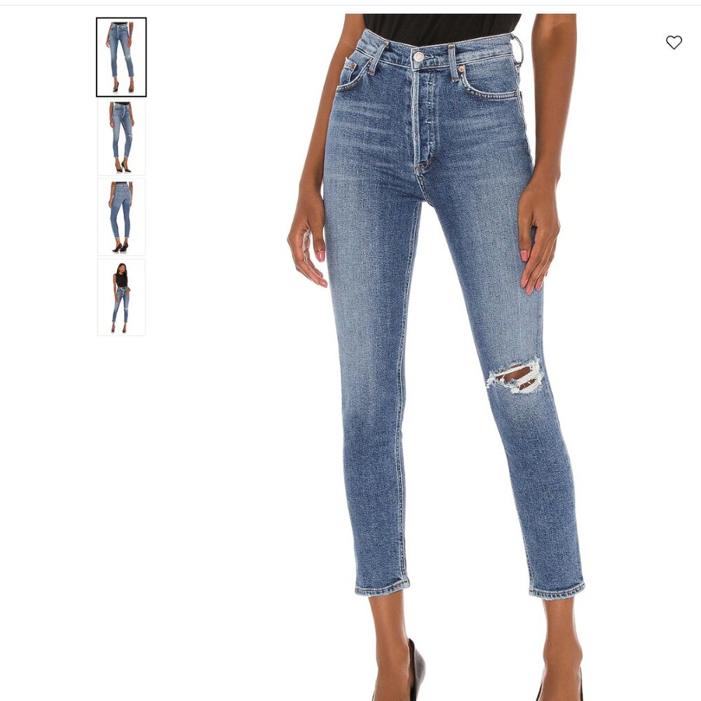 AGOLDE Nico High Rise Slim